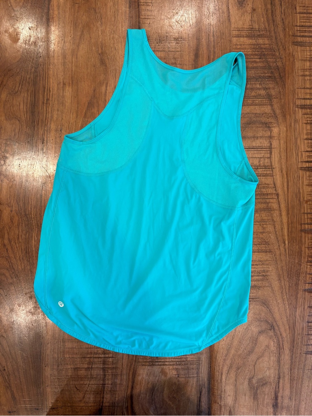 Lululemon Bright aqua Athletic Tank Top with Subtle Logo